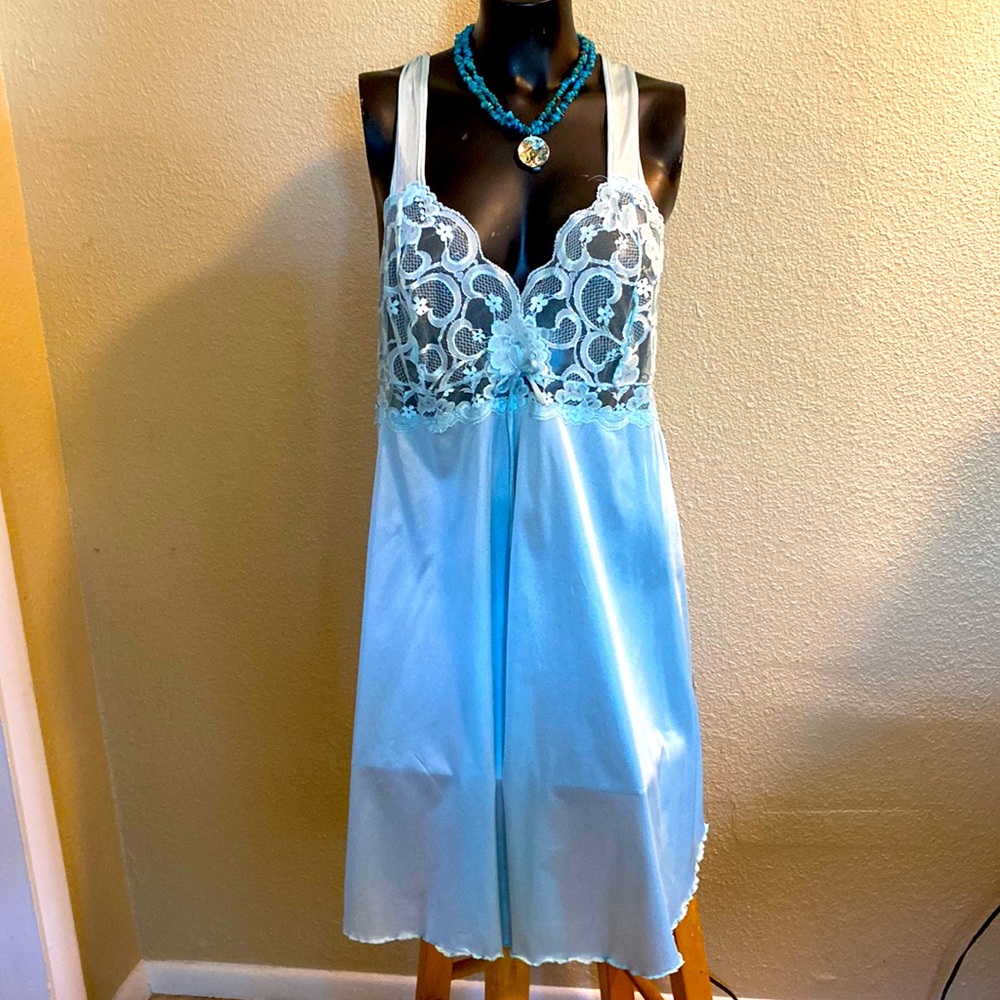 Sexy Turquoise Baby Doll  Nighty